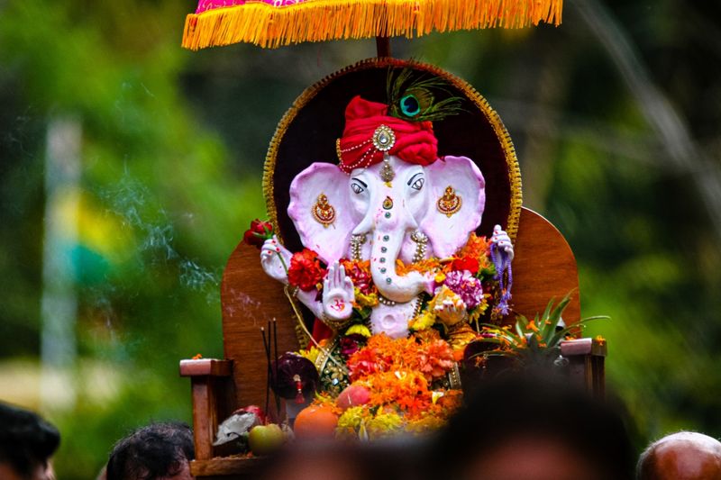 Festival Ganesh Chaturthi em Maurício