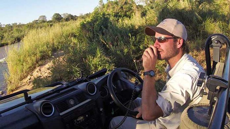 "Ranger Mark busy at work."