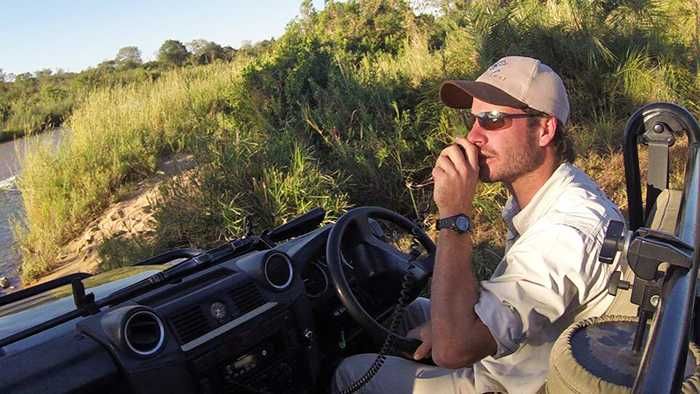 "Ranger Mark busy at work."