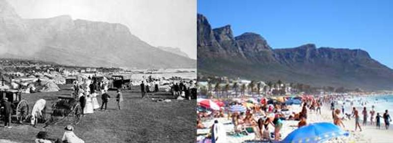 Camps Bay then and now