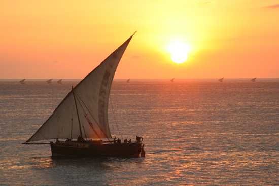 Sunset in Stonetown