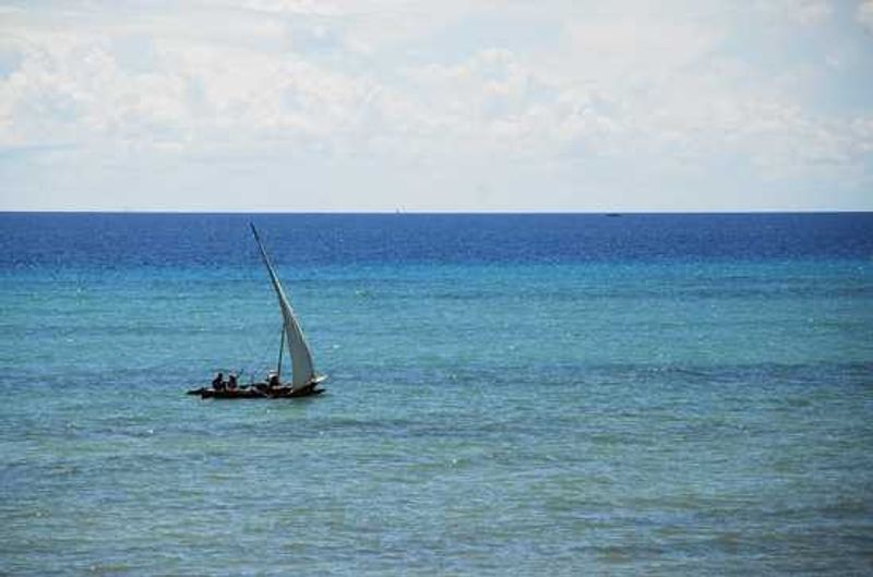 Dhows frequent this Indian Ocean island