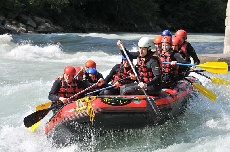 White water rafting in Victoria falls