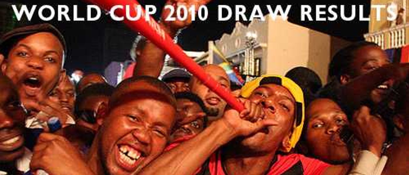World Cup 2010 Draw Results