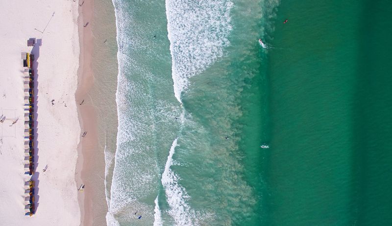 Muizenberg vue d'en haut.