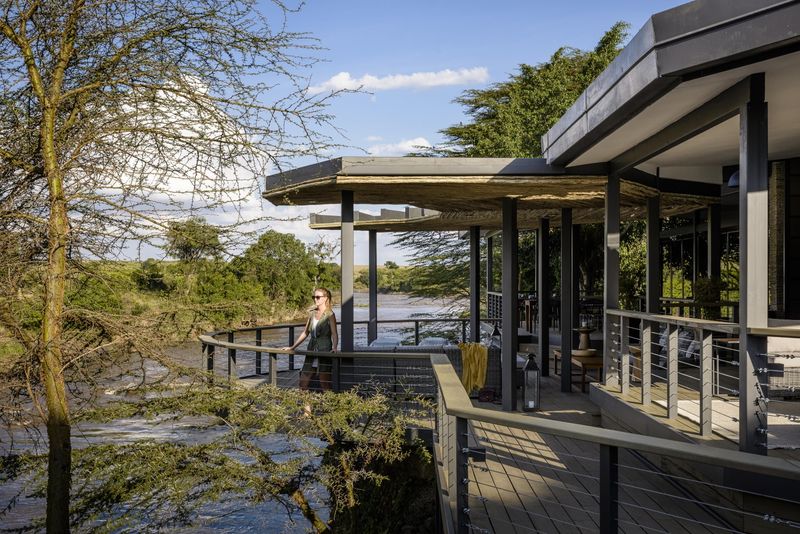 Situated on the banks of the Mara River