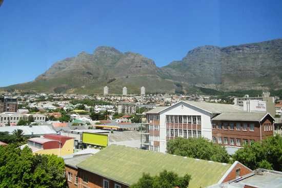 Our awesome view of Table Mountain