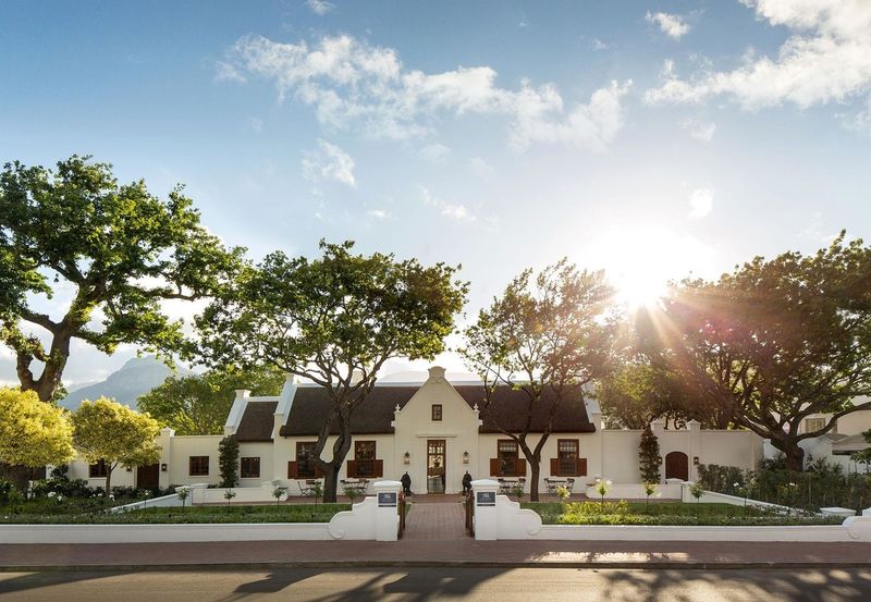 Leeu House is right in the heart of this fantastic Franschhoek village scene.