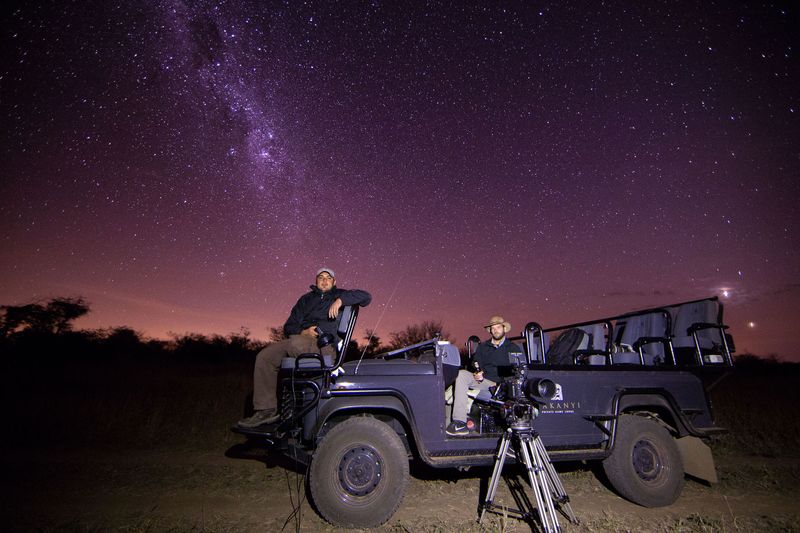 Star gazing at Makanyi Private Game Lodge in Kruger National Park