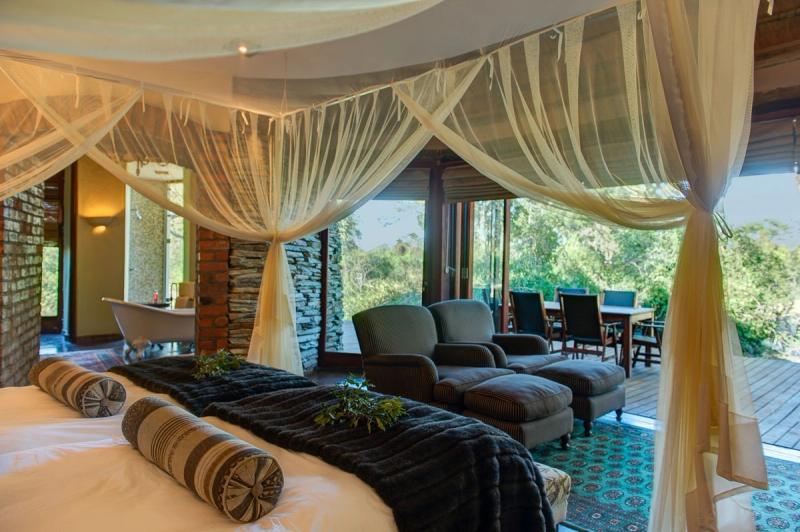 Suite avec terrasse au Tintswalo Manor House Safari Lodge