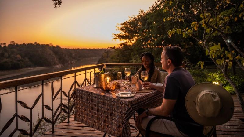 Sunset at Chilo Gorge Safari Lodge