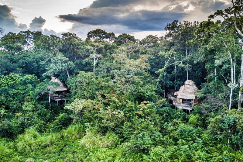 Afrique de l'Ouest | Vue aérienne du Ngaga camp à Odzala