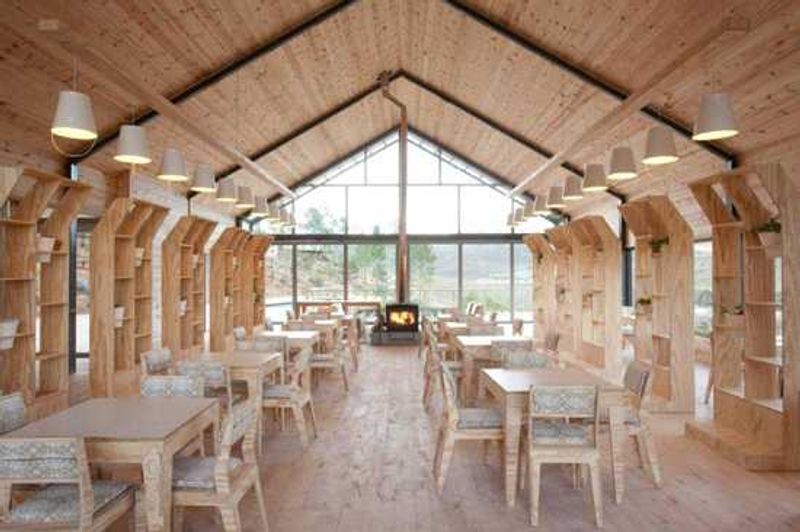 Enjoy meals at the restaurant