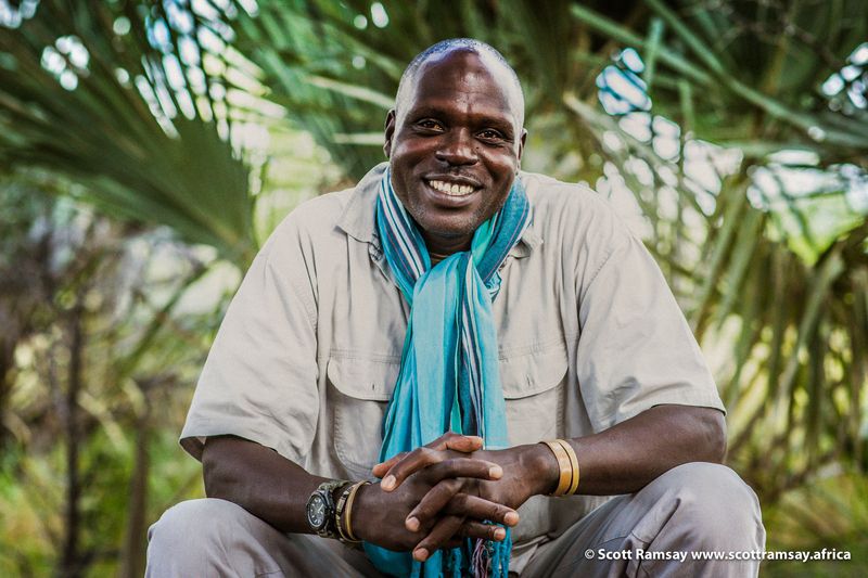 Super Sande, an award-winning local guide from Botswana