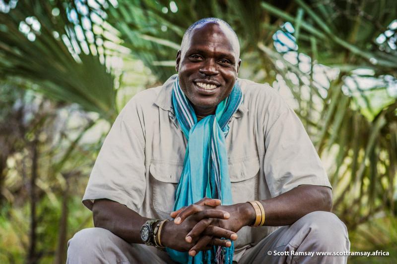 Super Sande, an award-winning local guide from Botswana