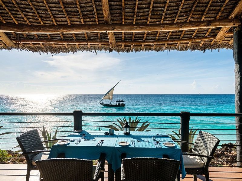 Dining at Royal Zanzibar Beach Resort Sea View