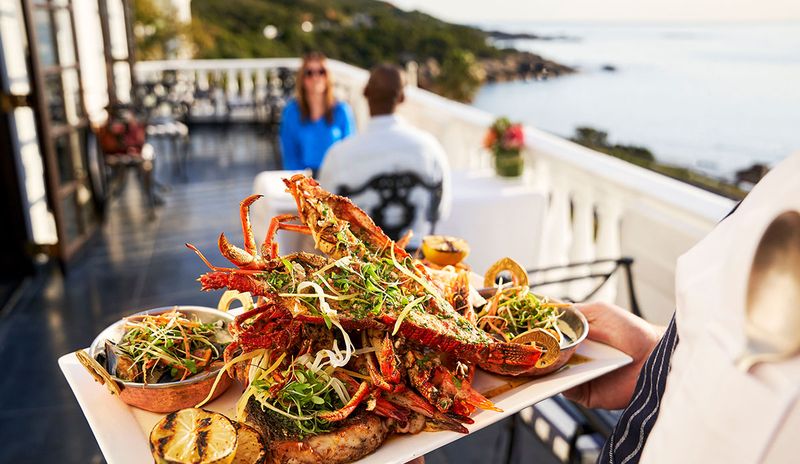 Azure brings to mind an ocean palace