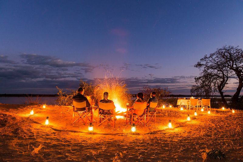 Royal Zambezi Lodge bush braai