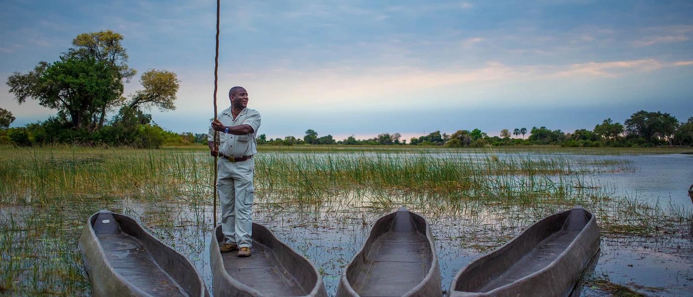 Mokoro-Safari in Botswana