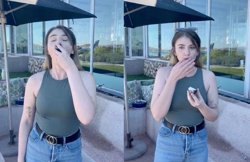 Xinay first taste of an oyster