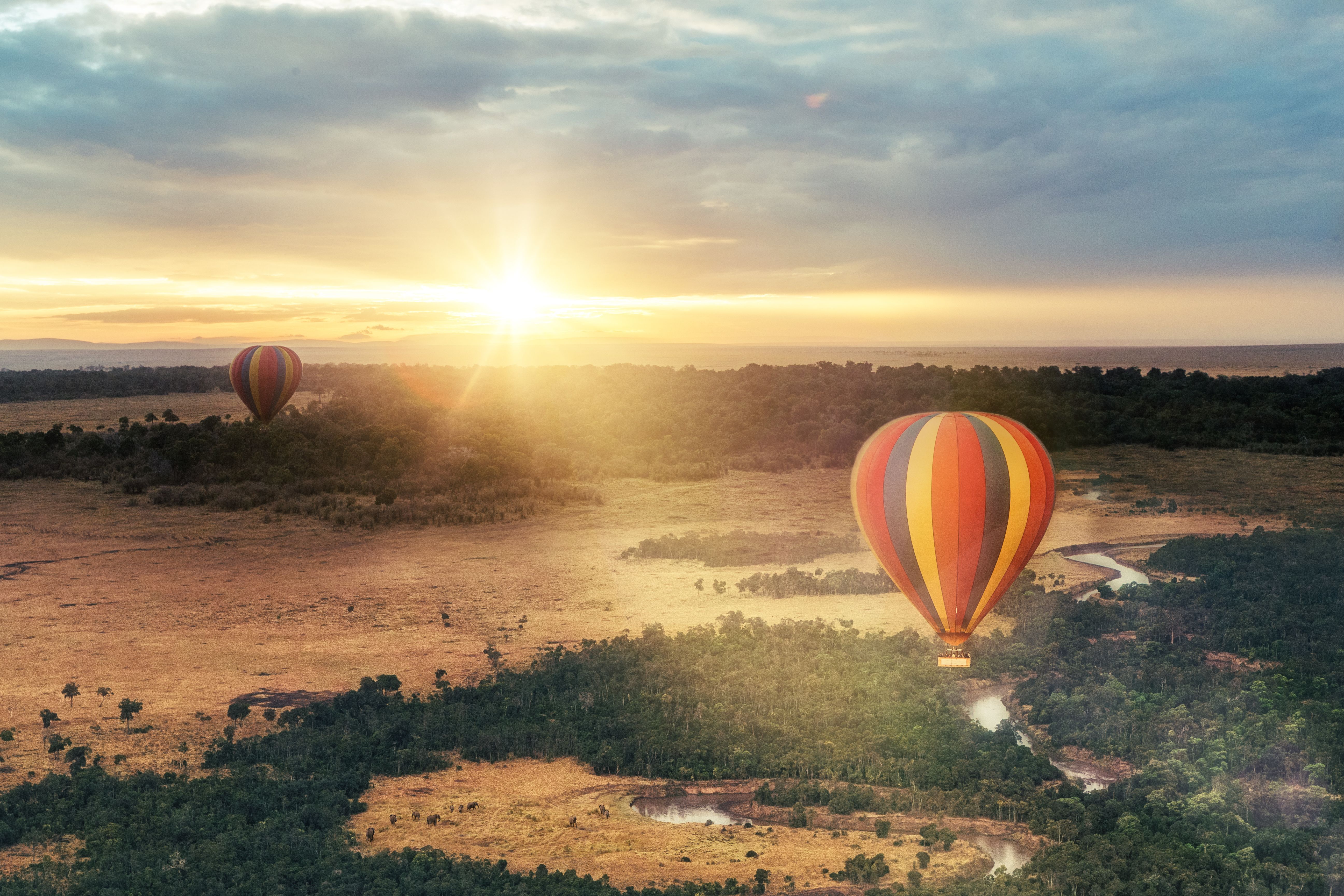 Top Destinations for a Hot Air Balloon Safari in Africa