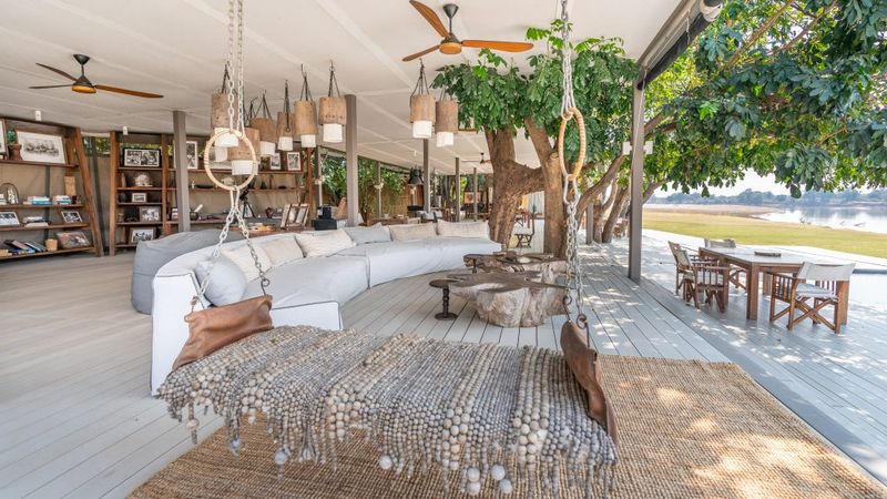 Open-air library at Time + Tide Chinzombo