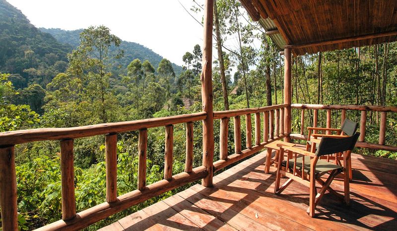 Overlooking the Bwindi Impenetrable National Park, The Gorilla Resort is one of the best lodges in Uganda