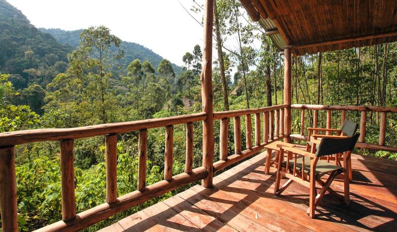 Overlooking the Bwindi Impenetrable National Park, The Gorilla Resort is one of the best lodges in Uganda