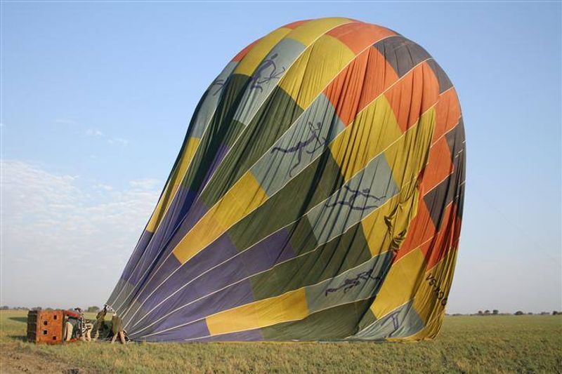 Los espacios abiertos en Kafue son perfectos para safaris en globo aerostático