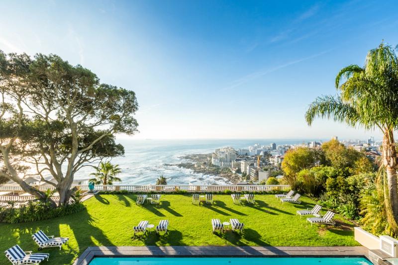 View of the Atlantic Ocean from a room at Ellerman House