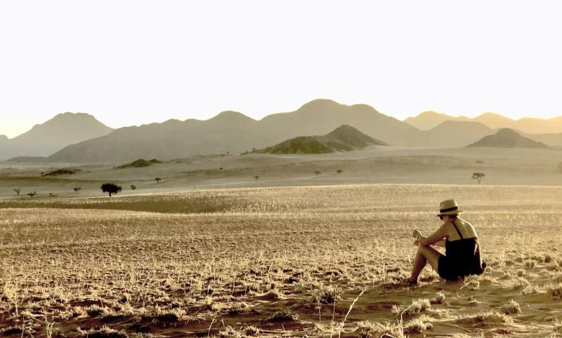 Suzanne Bayly finding solitude at Wolwedans