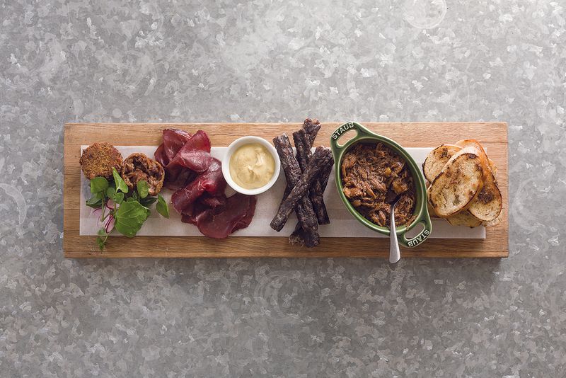 An example of the meals at Eight Restaurant, Spier