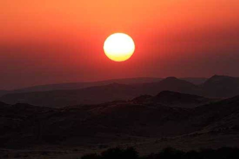 Sunset in Damaraland