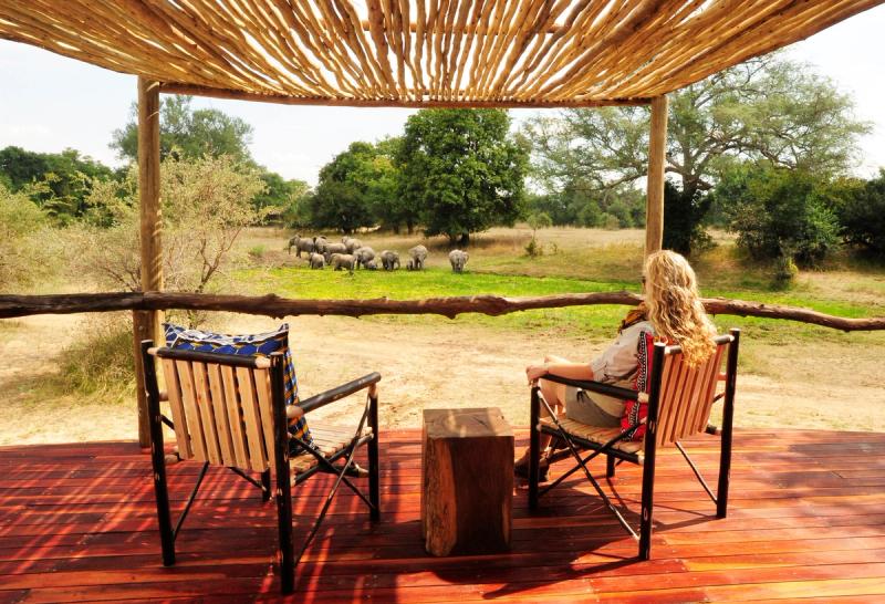 Safari from the lodge at Bilimungwe Bushcamp