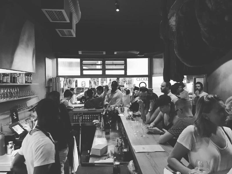 The Publik Wine Bar inside