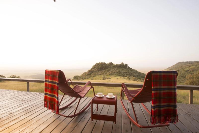 To seats overlooking the Maasai Mara, Kenya