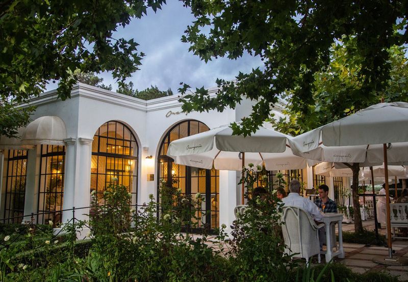 Tucked just around the corner from the cellar, you’ll find the Orangerie Restaurant