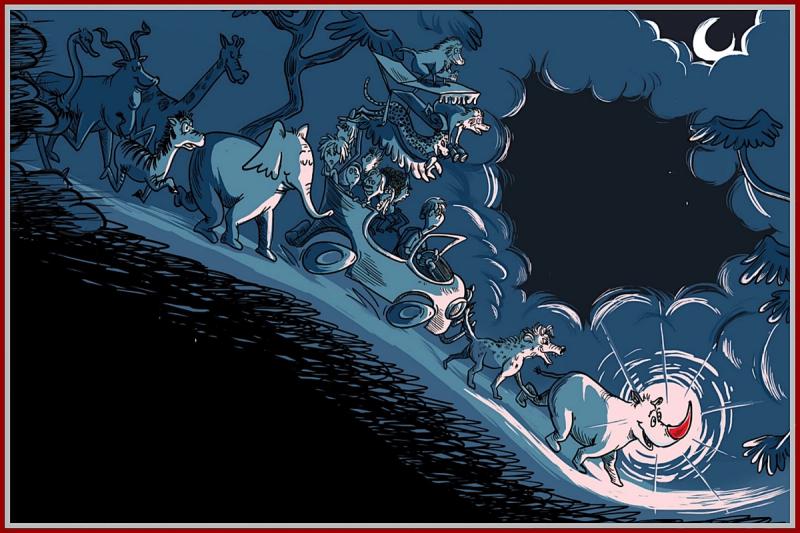 Rodney’s radiant red horn became a beacon of hope