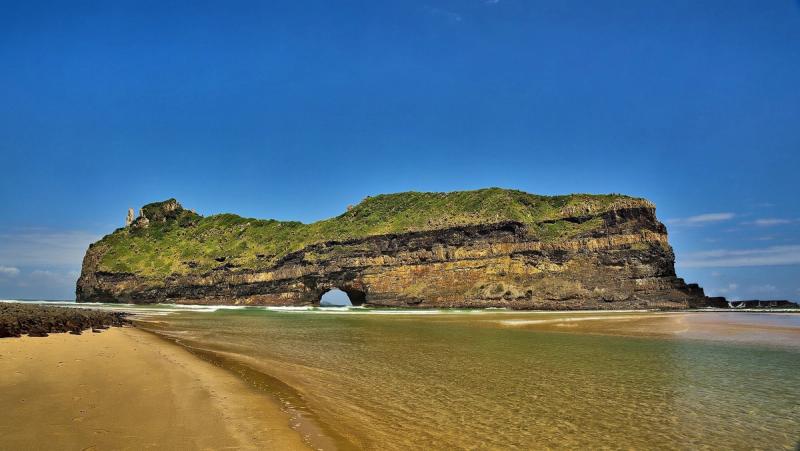 The famous hole in wall in Coffee Bay, Wild Coast