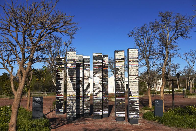 Spier Mosaic installation - The Dying Slave