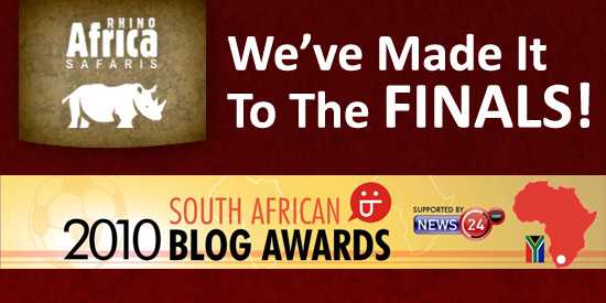 SA Blog Awards Finalist! – Vote For Us