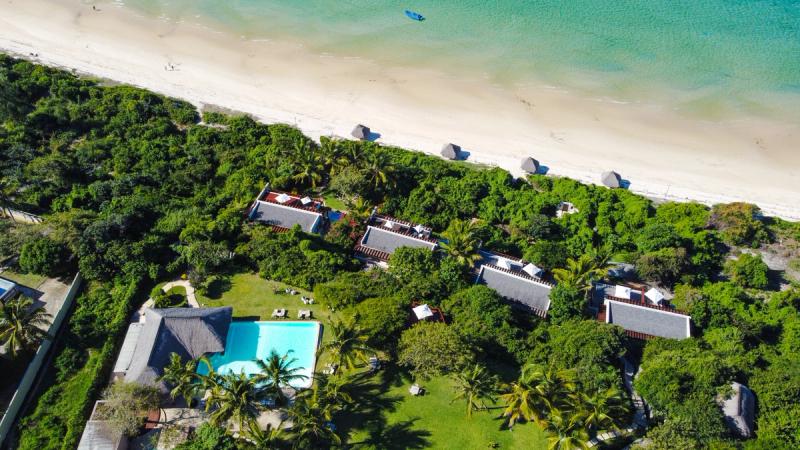 Beach at Bahia Mar Boutique Hotel in Mozambique
