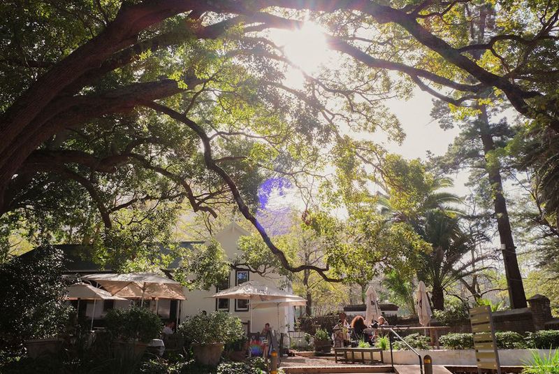 An enchanting setting brimming with delicious food at The Gardener's Cottage