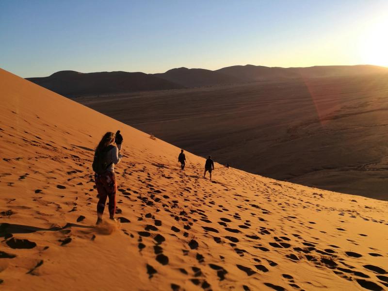 Caminhada em Sossusvlei