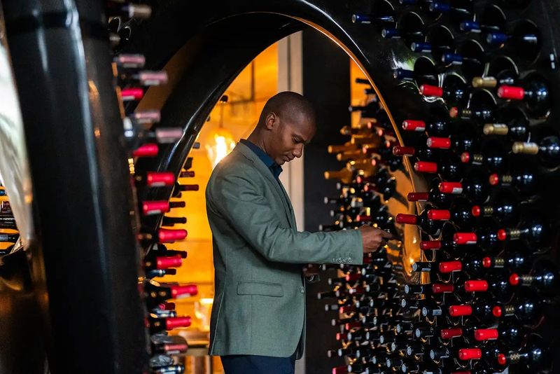 The wine gallery at CURATE