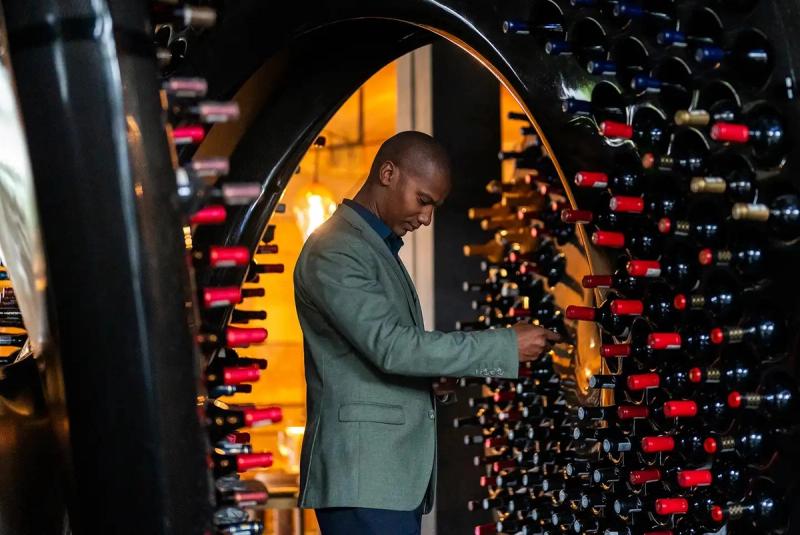 The wine gallery at CURATE