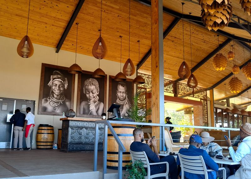 Artwork in the Lookout Cafe