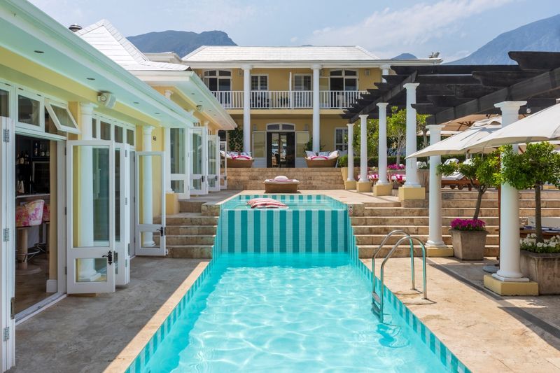 Stately courtyard with pool