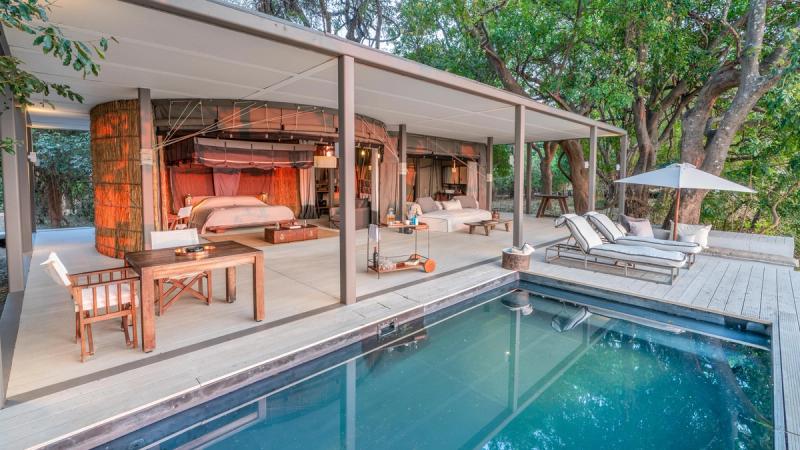 Suite with private pool at Time + Tide Chinzombo