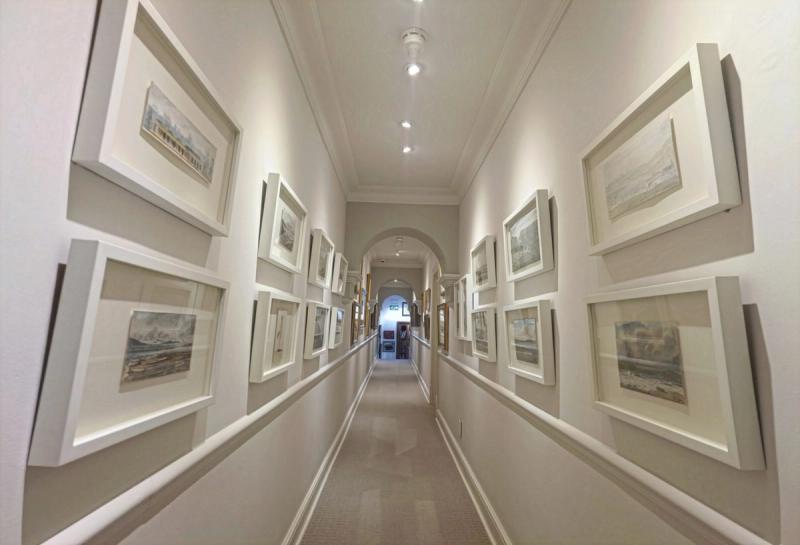 The Passage of Time Corridor at Ellerman House Boutique Hotel